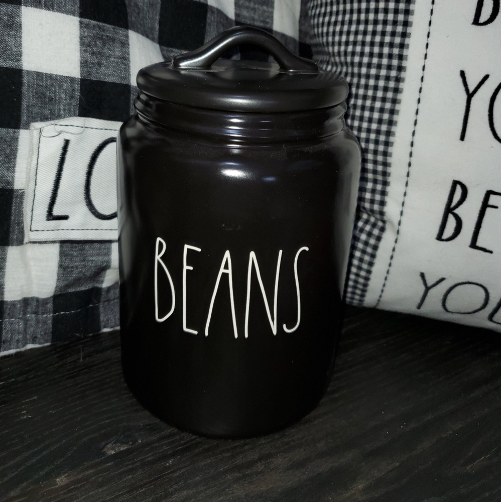 Rae Dunn beans canister